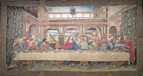 tapisserie de la Cene light – photo @EvelyneThomas